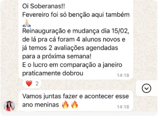 DEPOIMENTO 2 - COMUNIDADE PILATES HUB