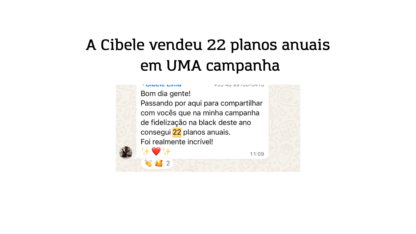 No último trimestre de 2024 eu vendi 23 novos planos (9)